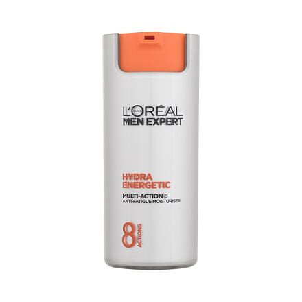 L'Oréal Paris Men Expert Hydra Energetic Multi-Action 8 Anti-Fatigue Moistu pleťový krém proti známkám únavy a stárnutí 50 ml pro muže