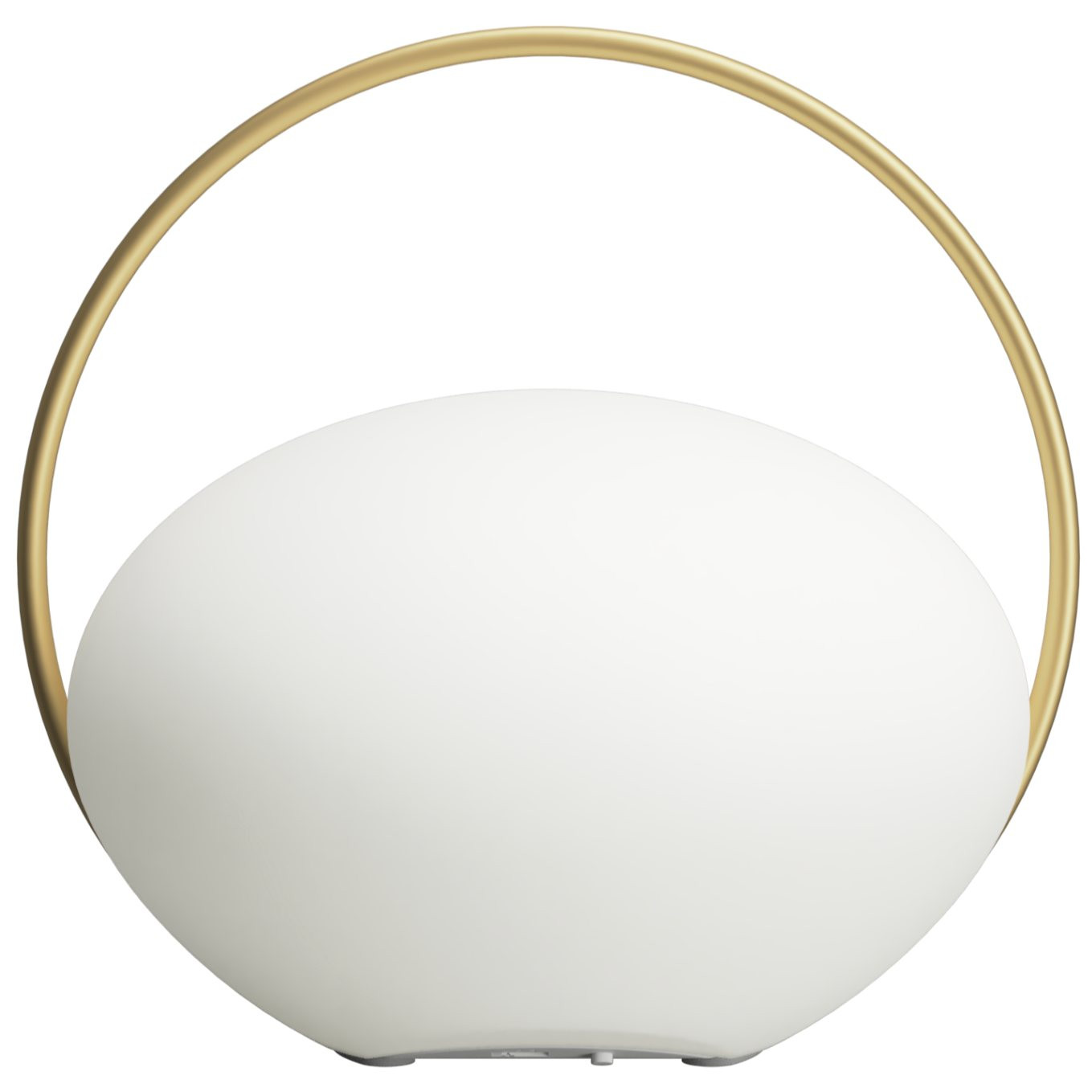 Přenosná stolní lampa ORBIT 19 cm, zlatá, hliník, Umage