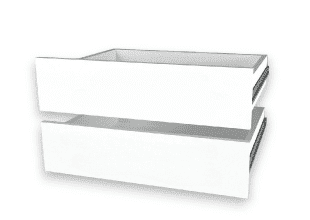 Casarredo Zásuvky (2ks) 43x60 ke skříni bílá diamant