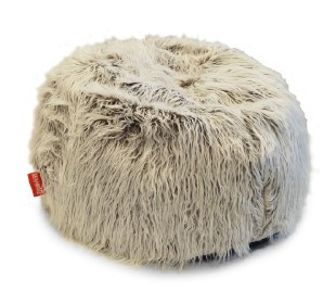 BeanBag Sedací vak Shaggy Multicolor white-brown