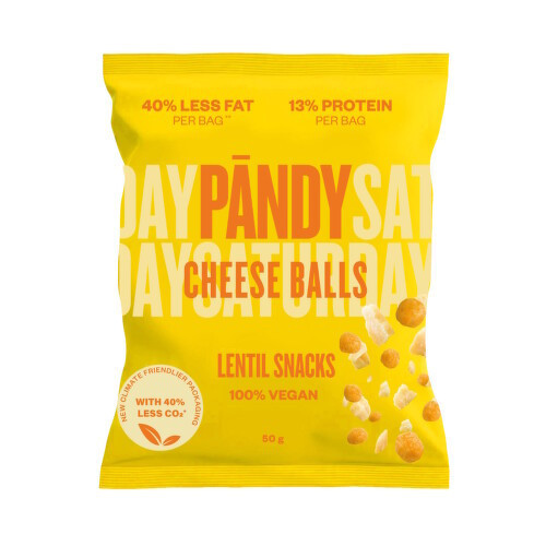 Pandy Lentil Chips Balls 50 g cheese