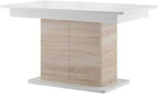 Casarredo Jídelní stůl rozkládací POLSA 03 dub sonoma/bílá