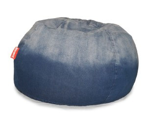 BeanBag Sedací vak Jeans Round blue