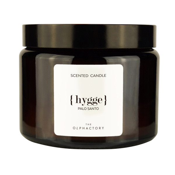 The Olphactory Scented Candle Glass Hygge Palo Santo to vonná svíčka  360 g