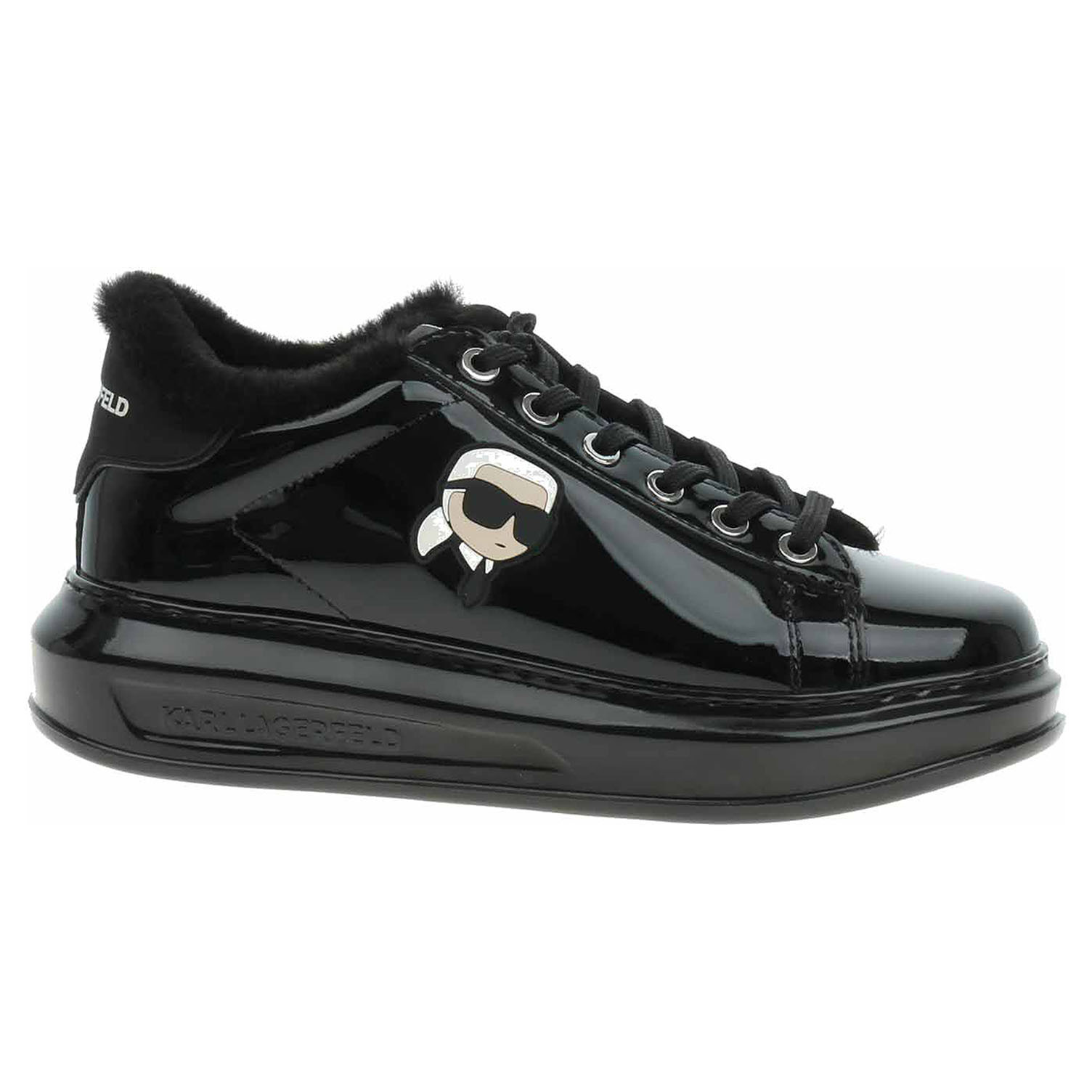 Ecco Dámská obuv Karl Lagerfeld KL62531S 1BP Black Patent Lthr 23201801