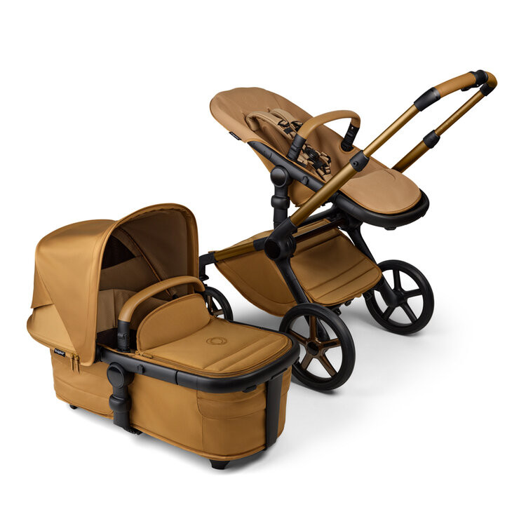 BUGABOO Kočárek kompletní Fox 5 Amber glow - Noir limitovaná edice