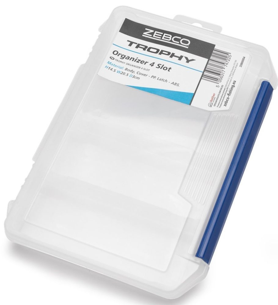 Zebco Krabička Trophy Organizer 4 Slot