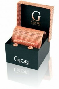 Giori milano Giori Milano RS0801 kravata sada - losos