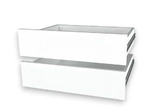 Casarredo Zásuvky (2ks) 60x60 ke skříni bílá diamant