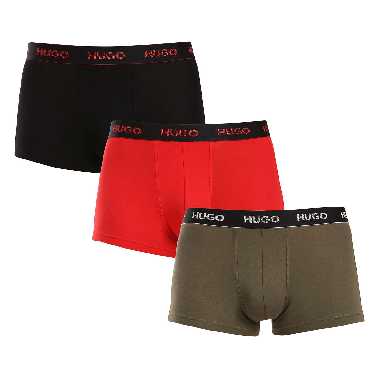 3PACK pánské boxerky HUGO vícebarevné (50517878 985) XXL, trenky / trenýrky