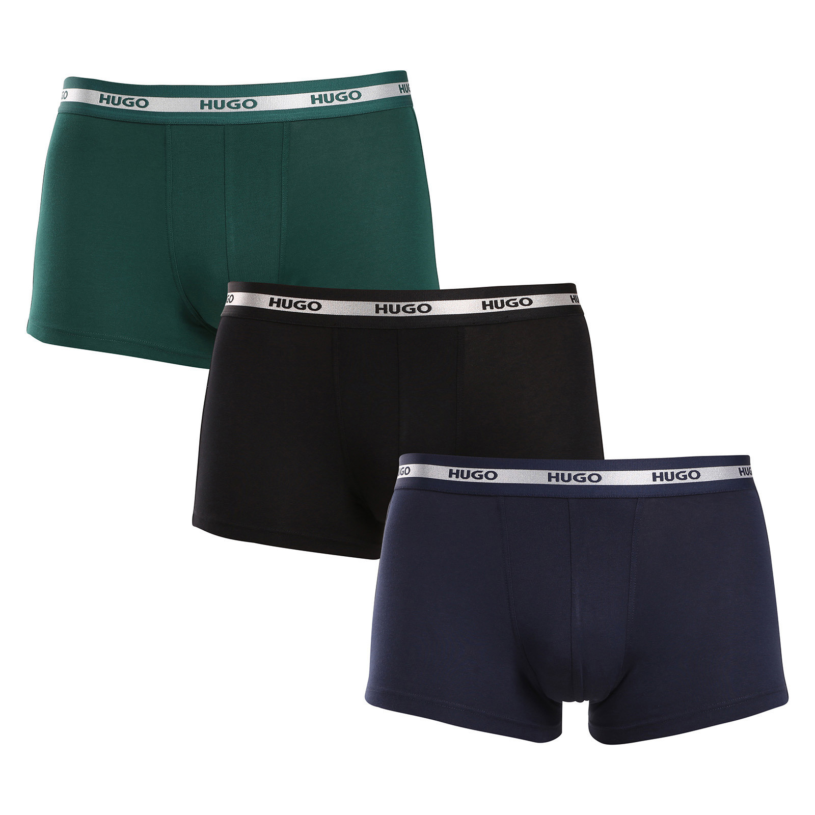 3PACK pánské boxerky HUGO vícebarevné (50517883 961) M, trenky / trenýrky