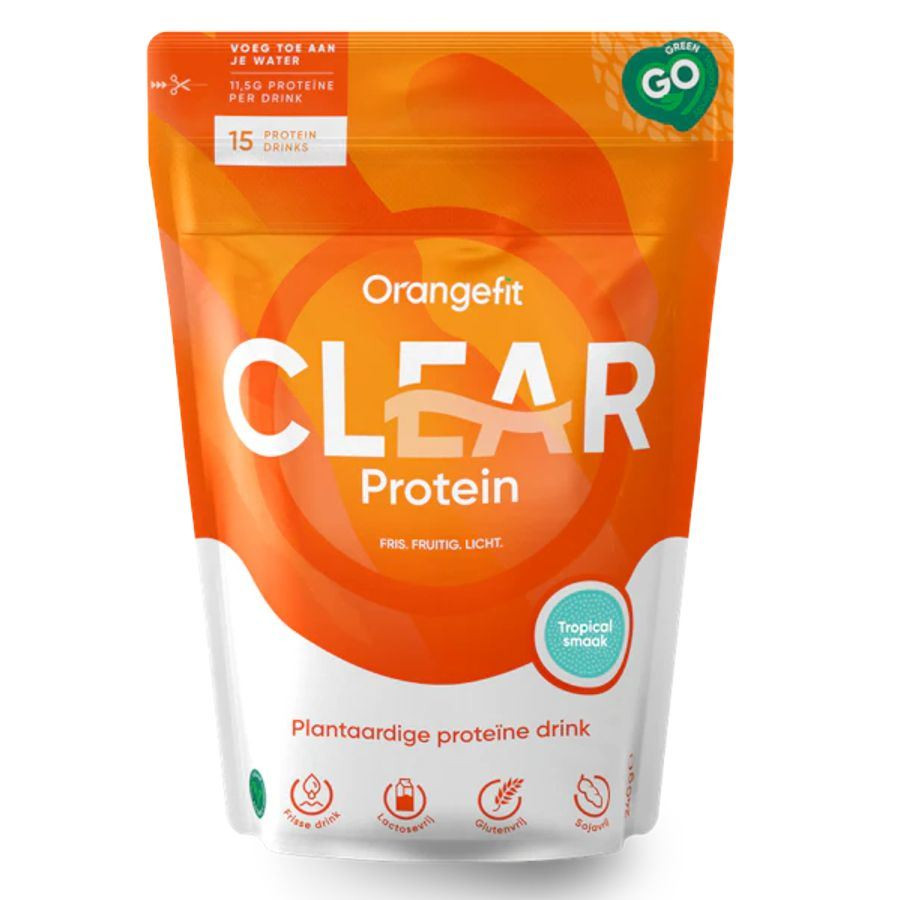 Orangefit Clear Protein, tropical, 240 g