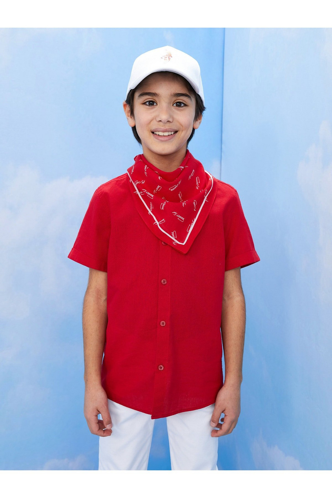 LC Waikiki Basic Short Sleeve Boy Shirt