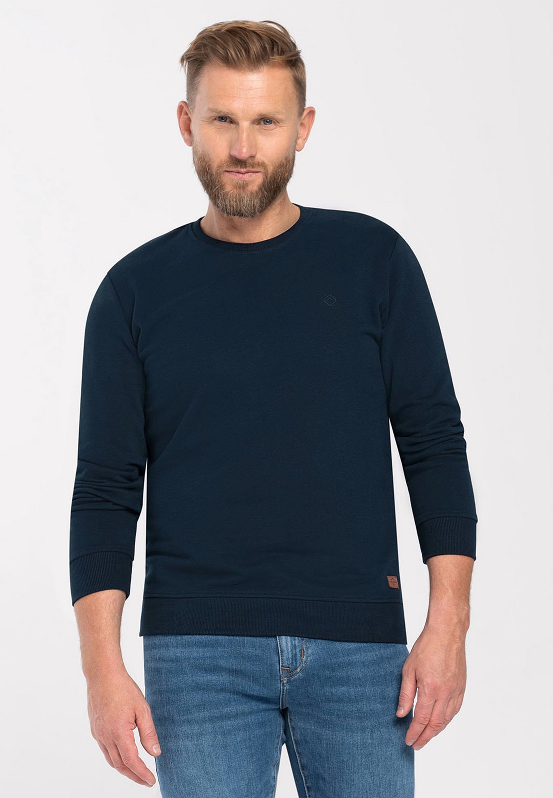 Volcano Man's Sweatshirt B-Andy Navy Blue