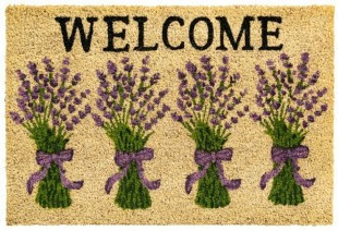 Vopi Rohožka 147 Ruco print 759 lavender welcome