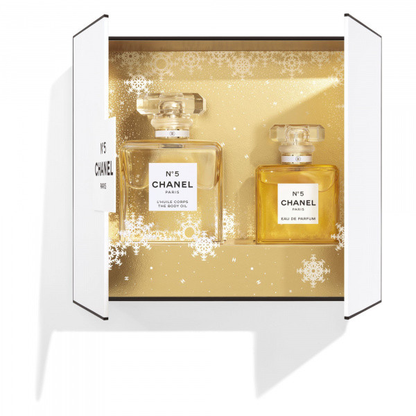 CHANEL CHANEL N°5 CASE EAU DE PARFUM SET PARFÉMOVÁ VODA 50 ML A TĚLOVÝ OLEJ 100 ML  dámská