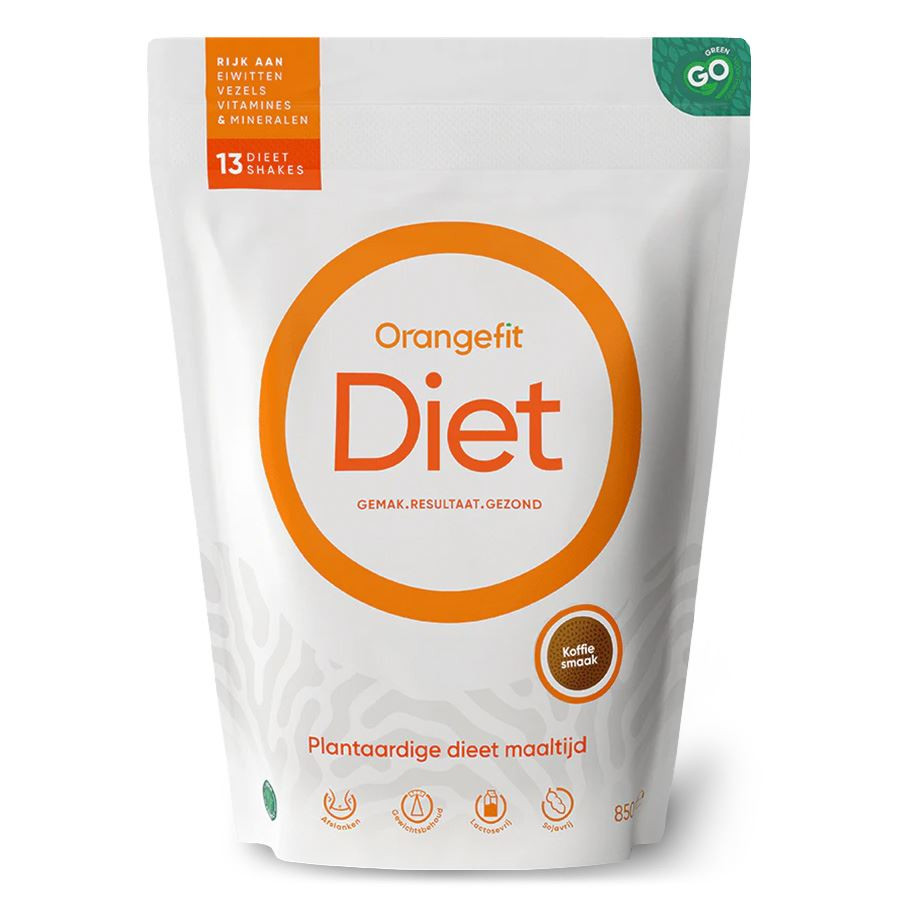 Orangefit Diet, náhrada stravy, káva, 850 g