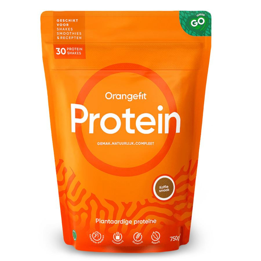 Orangefit Plant Protein, káva, 750 g