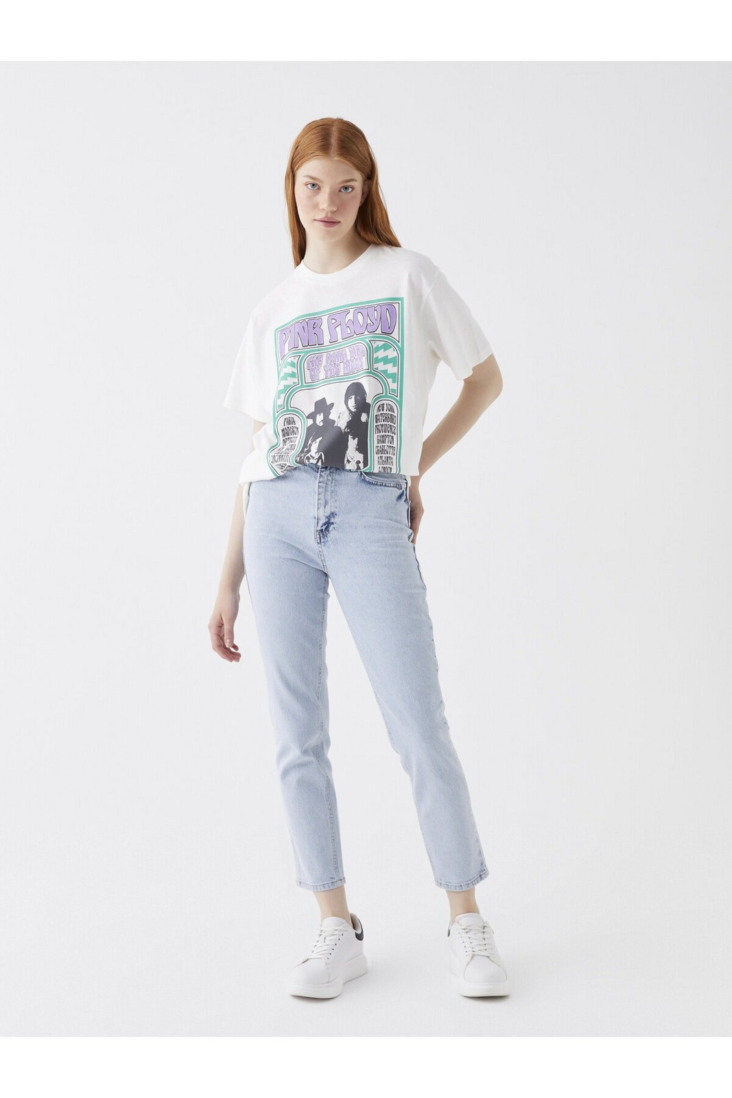 LC Waikiki High Waist Mom Fit Dámské džínové kalhoty