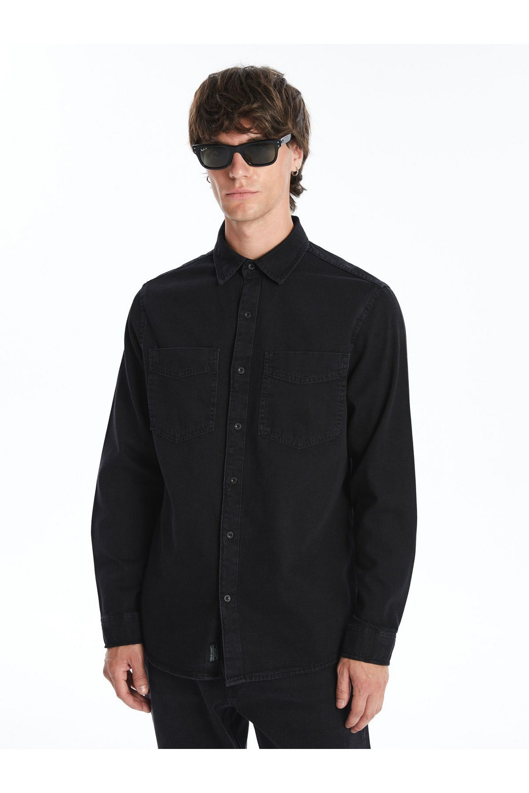 LC Waikiki Slim Fit Long Sleeve Men's Jean Shirt