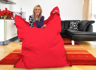 BeanBag Sedací pytel 179x140 perfekt scarlet rose