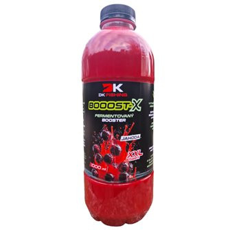 DK FISHING fermentovaný booster BOOOST-X jahoda 1 litr-DK14003