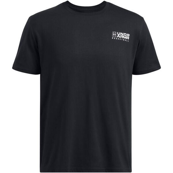 Under Armour LOGO COURT Pánské triko, černá, velikost