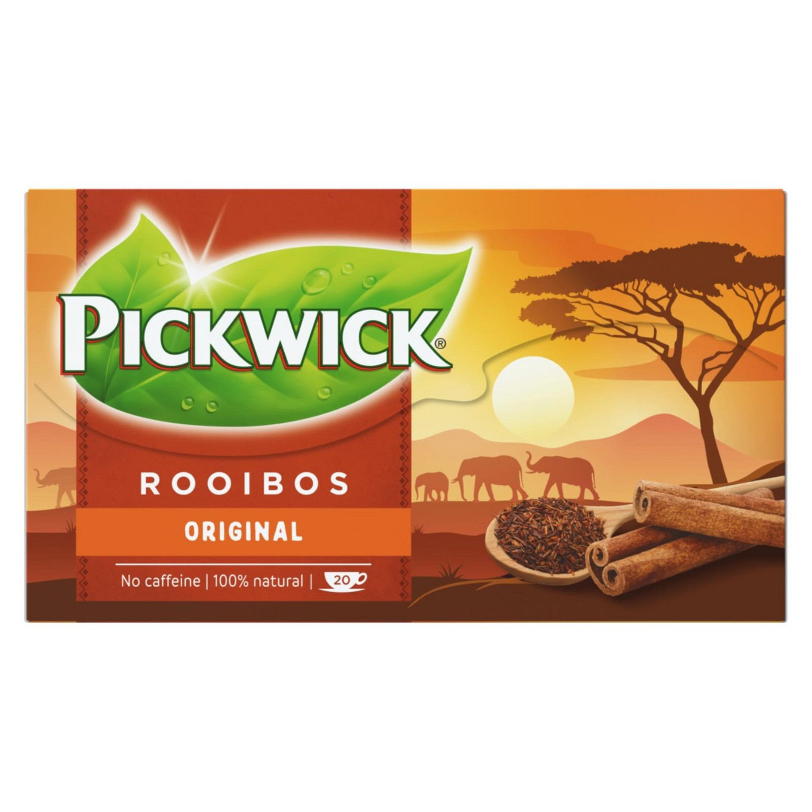 Bylinný čaj Pickwick - Rooibos Original, 20x 1,5g