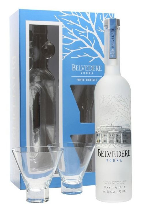 Belvedere Pure se skleničkama 0.7l