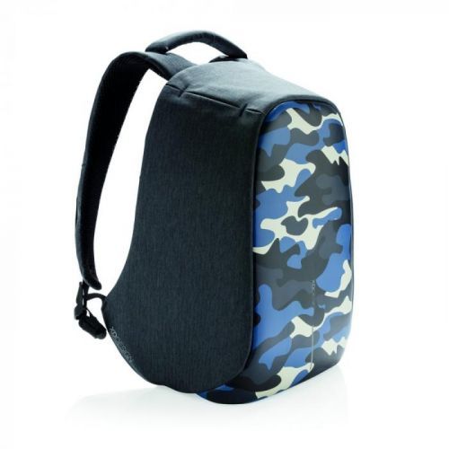 Unisex bezpečnostní batoh s modrými detaily XD Design Camouflage