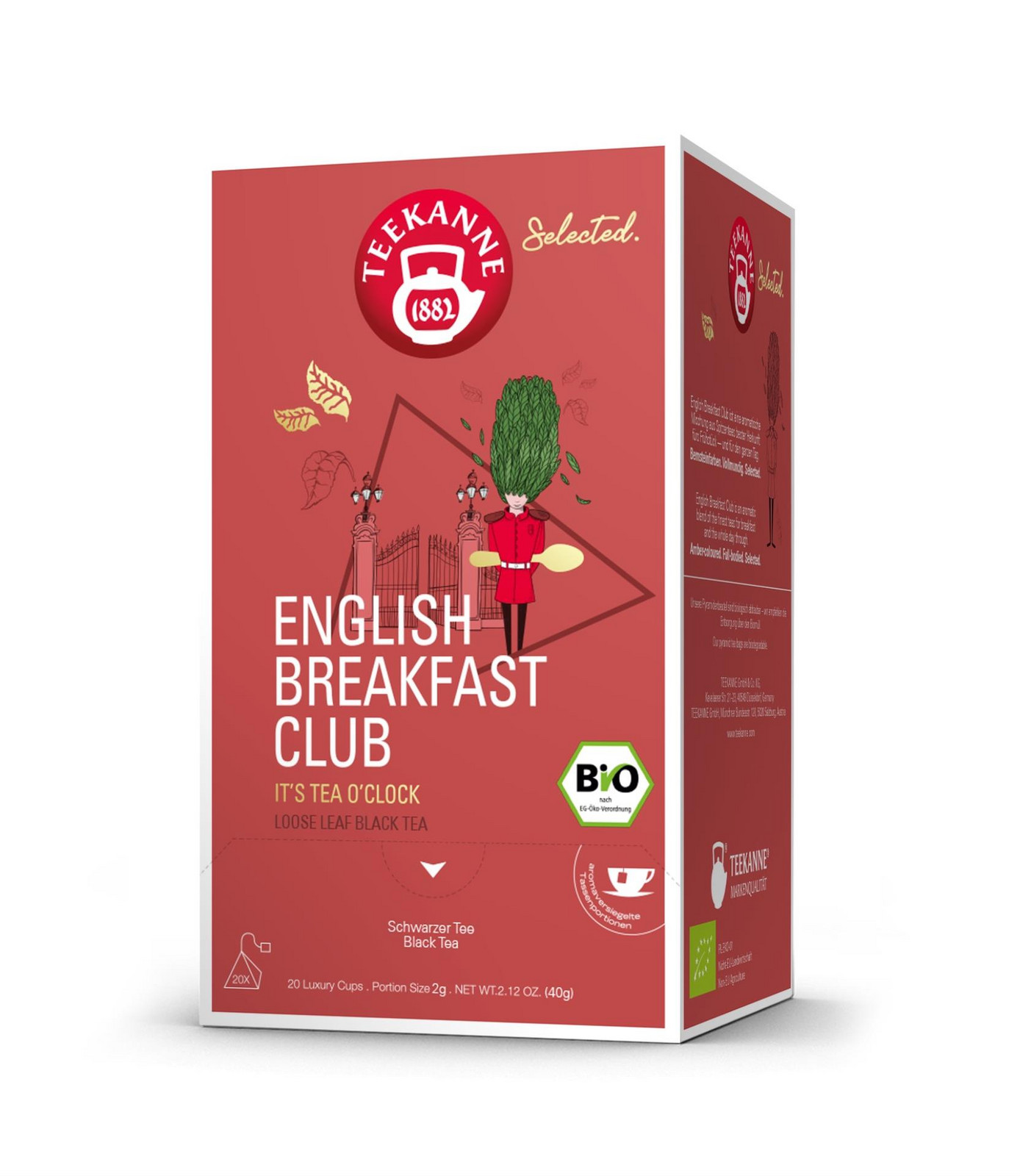 Černý čaj Teekanne Luxury - English Breakfast, Fairtrade, 25x 2 g, 50 g