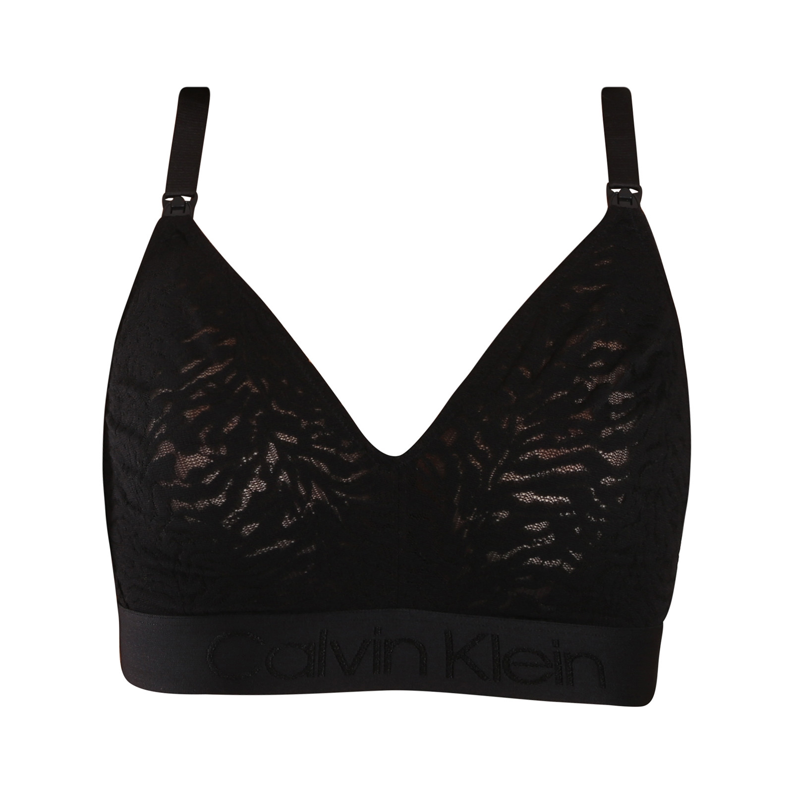 Dámská podprsenka Calvin Klein kojicí černá (QF7343E-UB1) XS