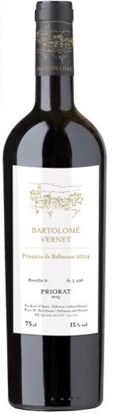 PRIMITIU DE BELLMUNT 2021, Bartolomé Vernet , PRIORAT