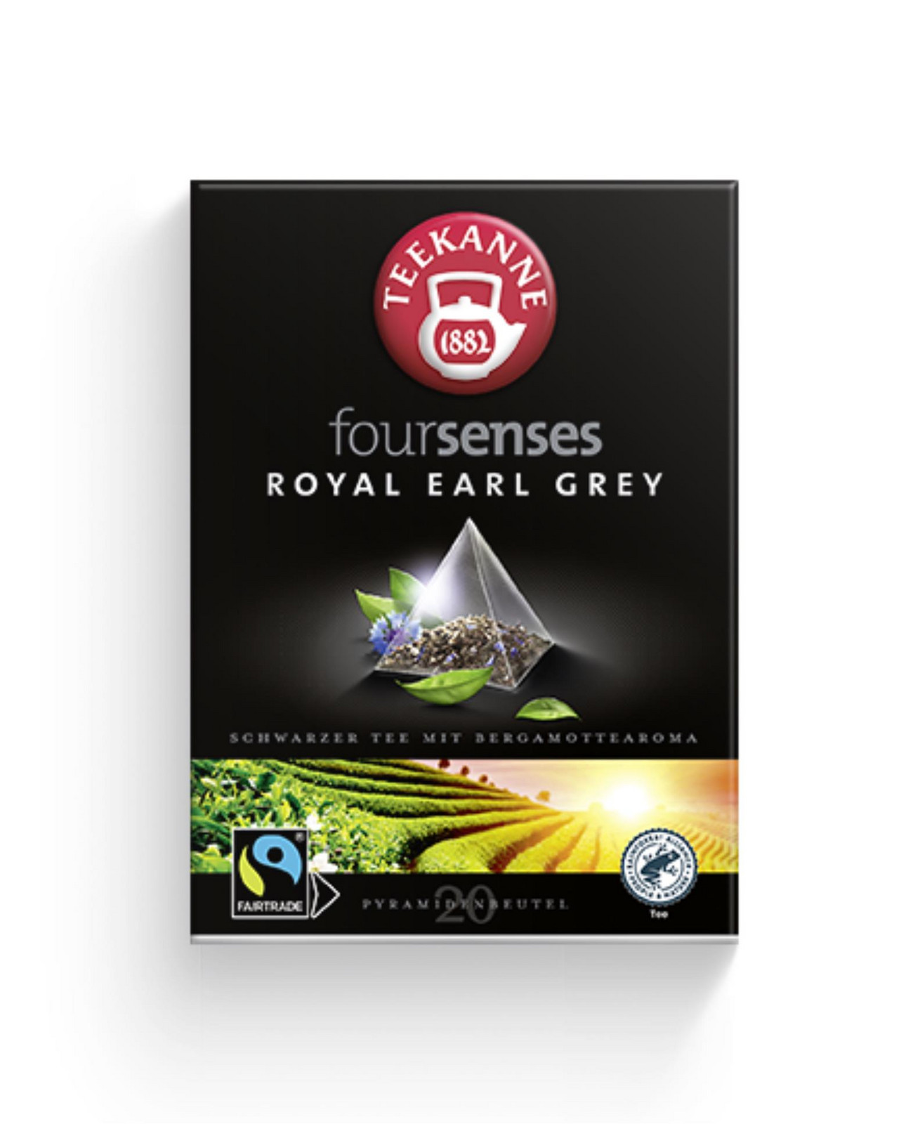 Černý čaj Teekanne Foursenses - Earl Grey, Fairtrade, 45 g