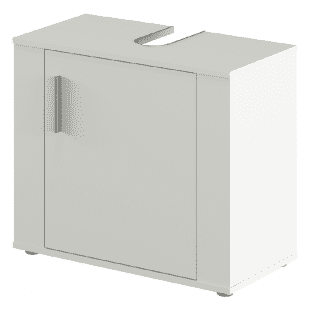 Tempo Kondela Skříňka pod umyvadlo, matná bílá, LESSY NEW 02