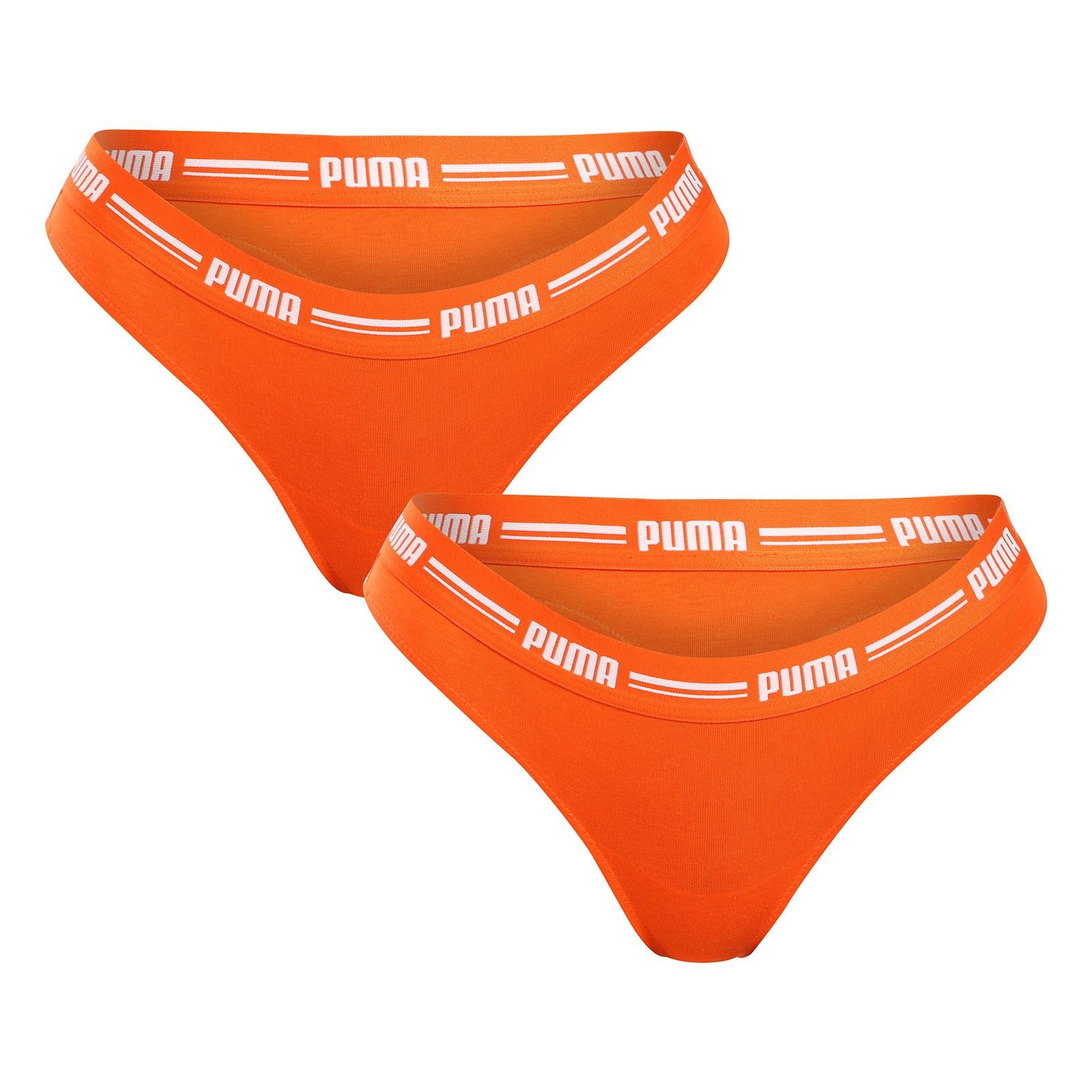 2PACK dámská tanga Puma oranžová (603034001 023) L