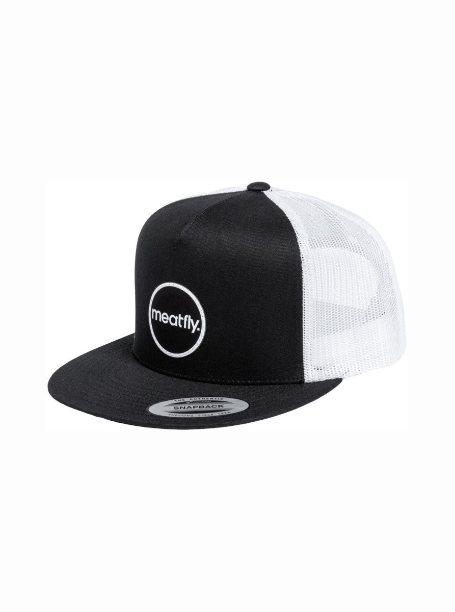 Kšiltovka meatfly nevil trucker snapback černá one size