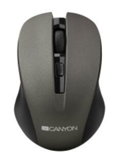 CANYON Mouse CNE-CMSW1(Wireless, Optical 800/1000/1200 dpi, 4 btn, USB, power saving button), Graphi