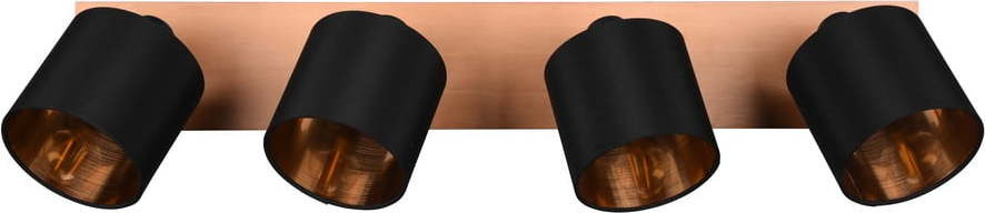 Bodové svítidlo v černo-přírodní barvě ø 12 cm Tommy – Trio