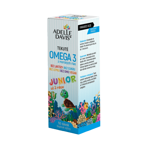 ADELLE DAVIS Omega 3 z mořských řas Junior 50 ml