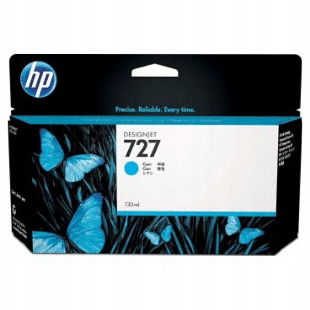 Inkoust Hp Modrá inkoustová náplň Hp 727 DesignJet 130 ml B3P19A modrá