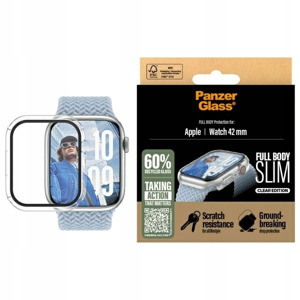 PanzerGlass Snappie Full Body Apple Watch 10 42mm průhledný/trans
