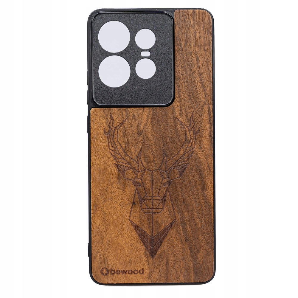 Dřevěné Pouzdro Bewood pro Motorola Edge 50 Pro Jelen Imbuia