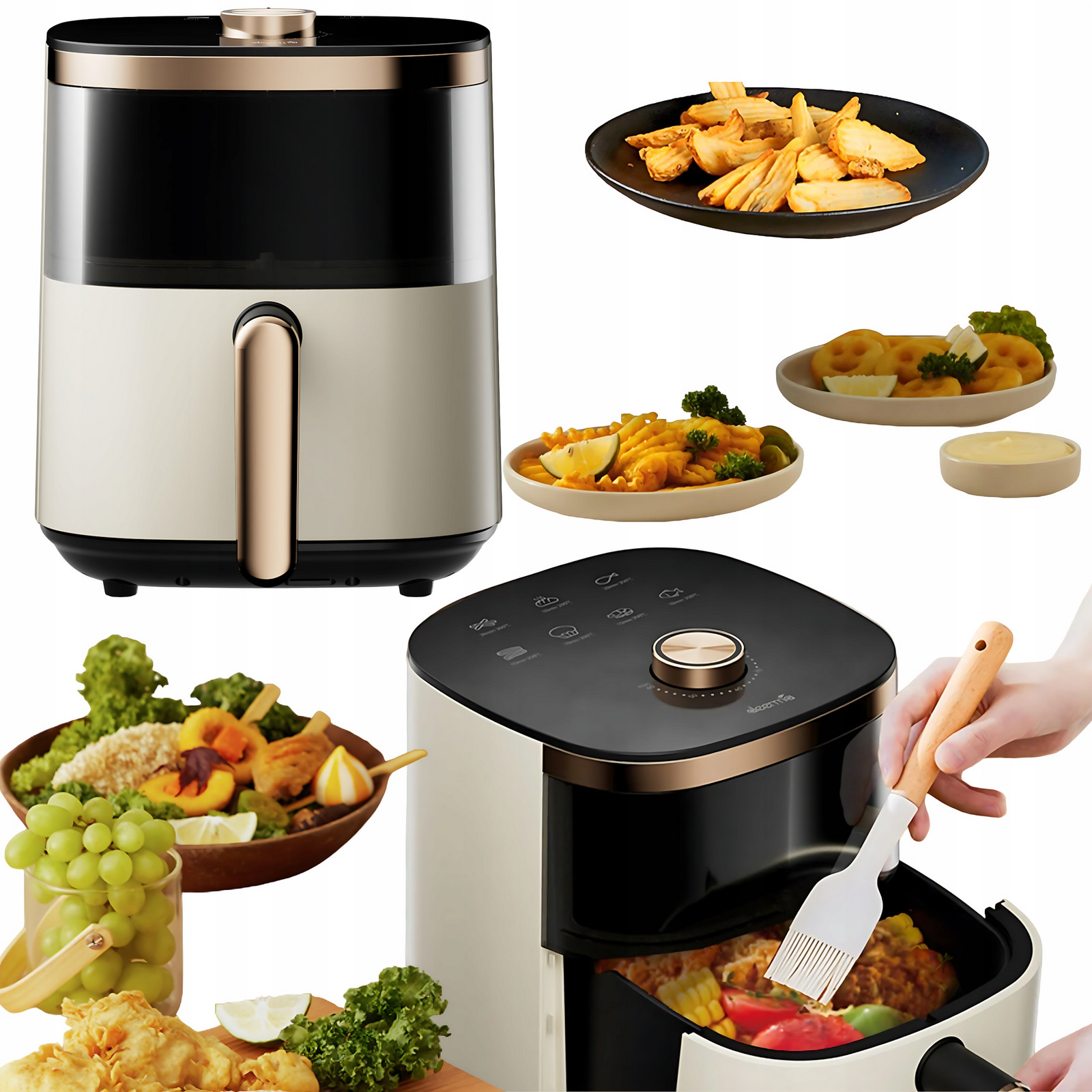 Fritéza Bez tuku Deerma Dem-kz30w Air Fryer 3l Smažení Pečení