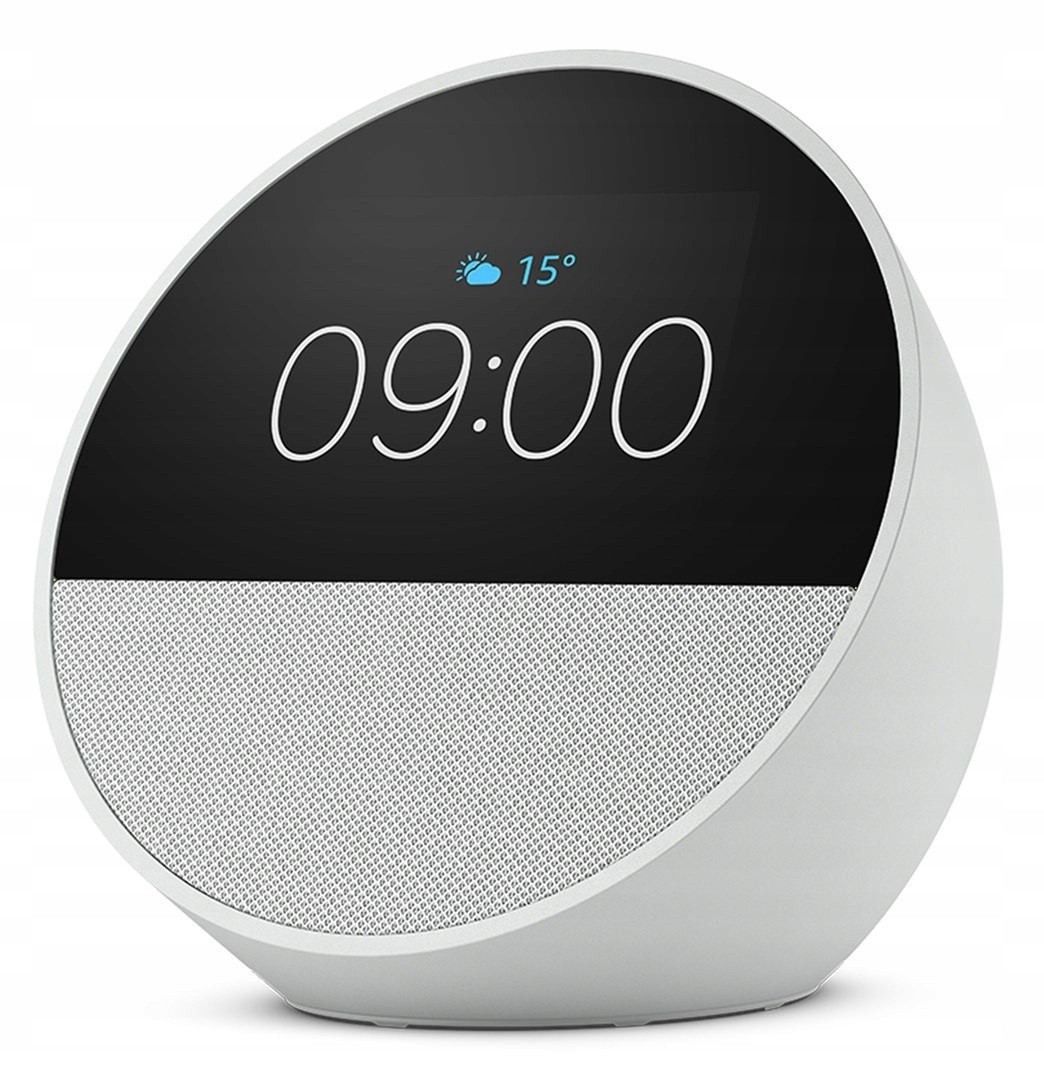 Amazon Echo Spot 2024 Orologio Bian