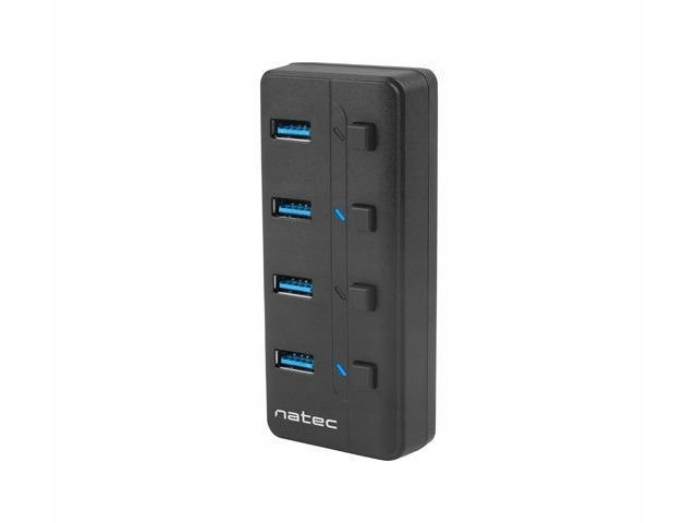 Usb hub Natec 4x Usb 3.0 Mantis 2 s vypínačem napájecí adaptér