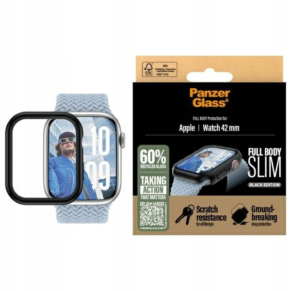 PanzerGlass Snappie Full Body Apple Watch 10 42mm černá/black 3716