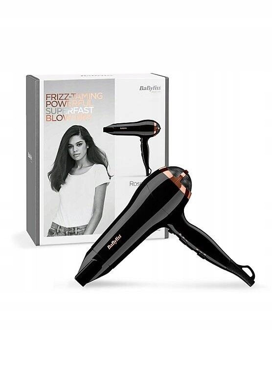 BaByliss Rose Lustre Hair Dryer Black, Vysoušeč vlasů s Ionizací 2400W