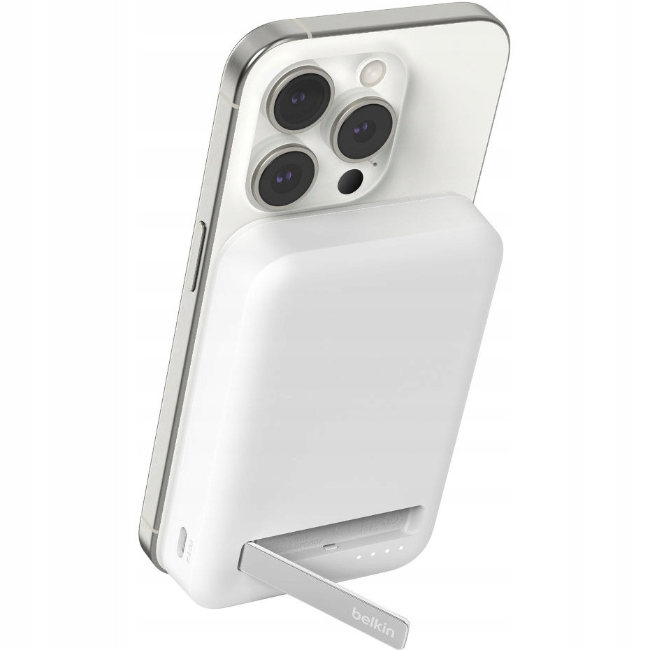 Baterie, Power Bank 8000 mAh Belkin Pro Stand pro MagSafe Qi2 15W, stojánek