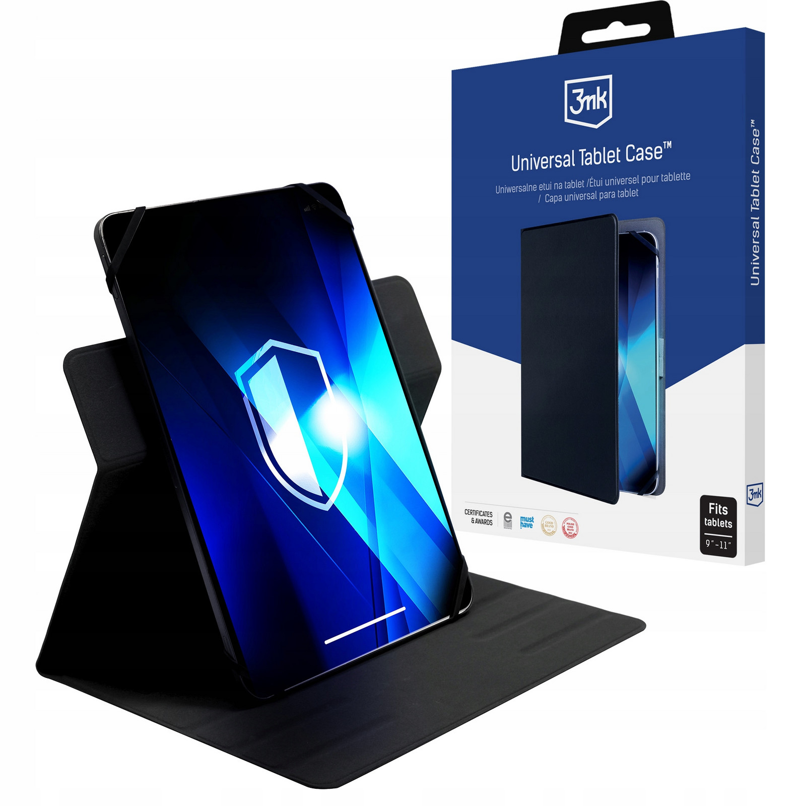 Černé Univerzální pouzdro na tablet 9-11